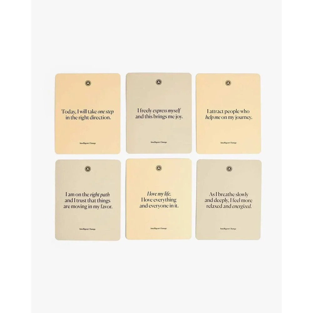 Intelligent Change Five Minute Journal +‎ Mindful Affirmations Bundle NWOT